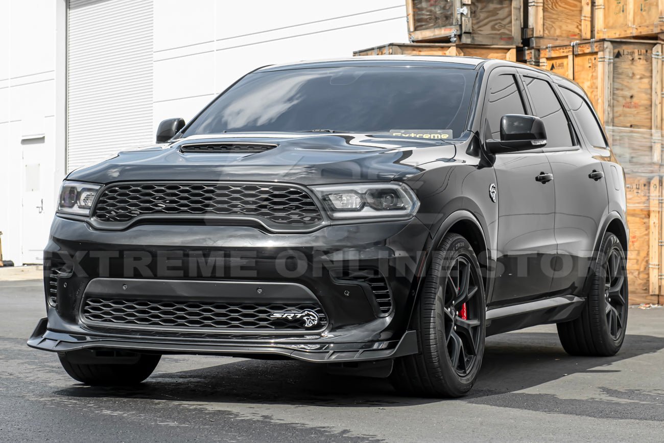 Dodge Durango SRT Hellcat Matte Black Front Splitter 2021-Up