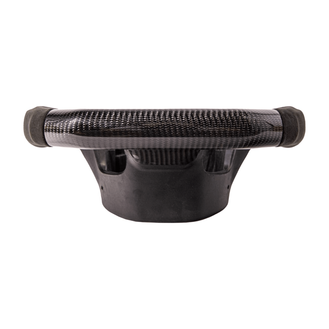 Corvette C7 Black Leather Red Stitching Carbon Fiber Steering Wheel 2014-2018