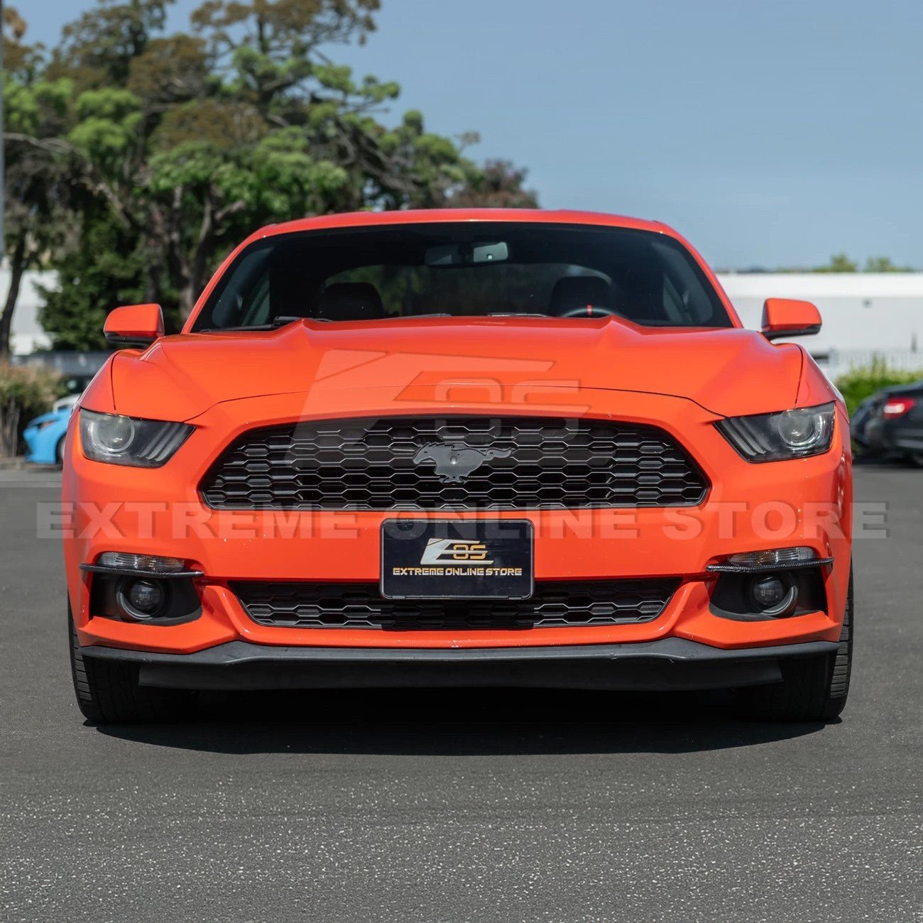 Ford Mustang S550 Dry Carbon Fiber Fog Light Eyebrow Trim Pair 2015-2017