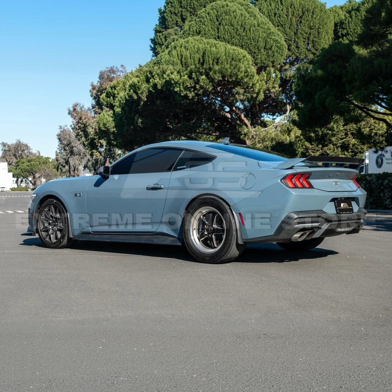Ford Mustang S650 EOS Dry Carbon Fiber Mud Flap Splash Guard Set 2024-Up