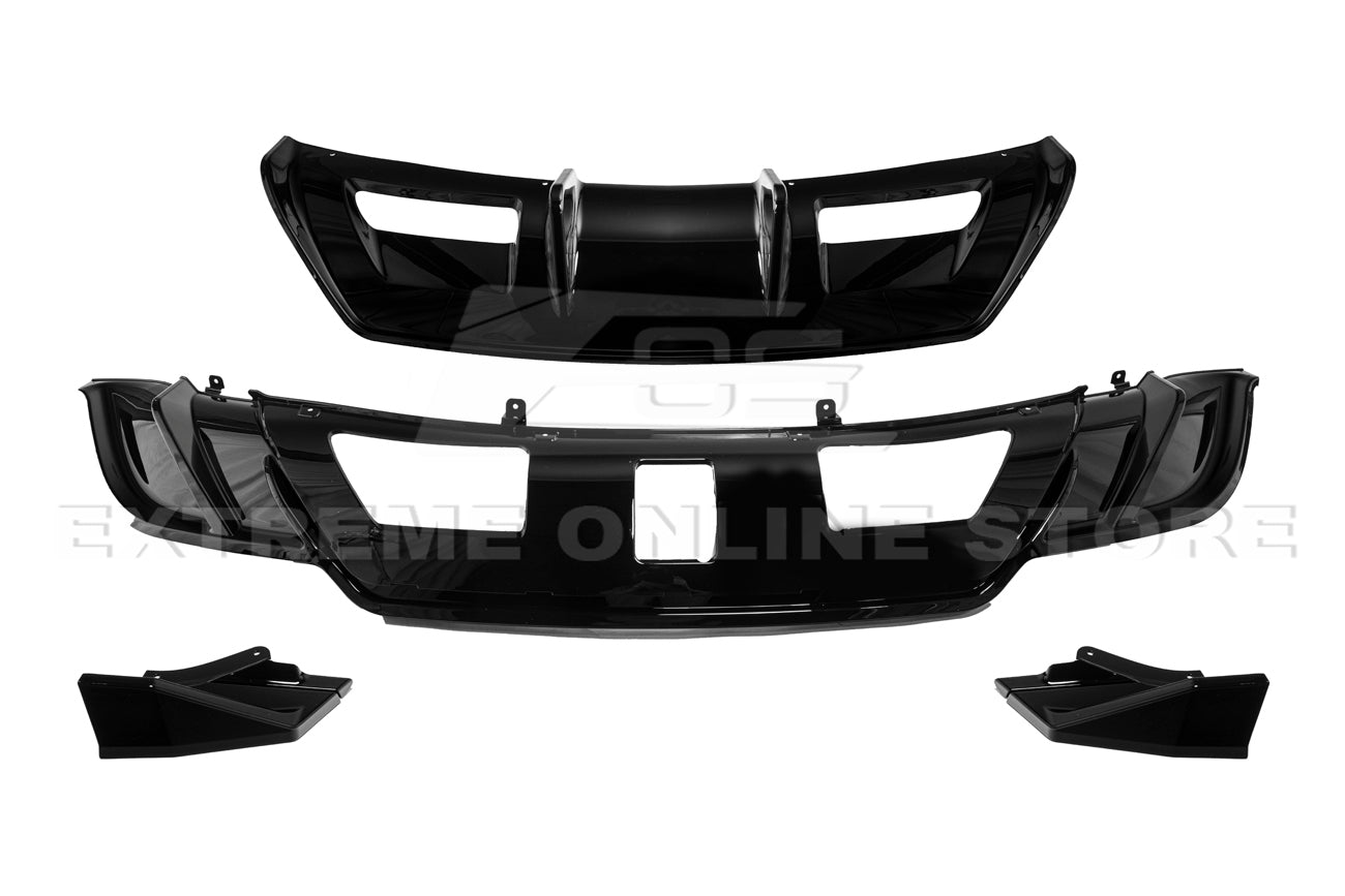 Tesla Model 3 Performance Style Gloss Black Rear Bumper Diffuser 2017-2023