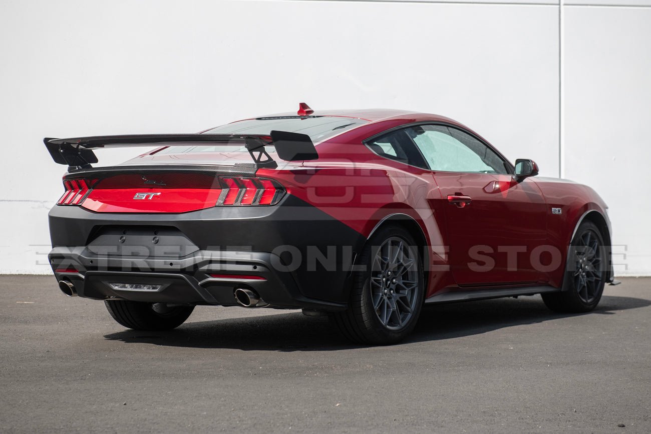 Ford Mustang S650 Style Primed Black Rear Bumper Cover 2024-Up