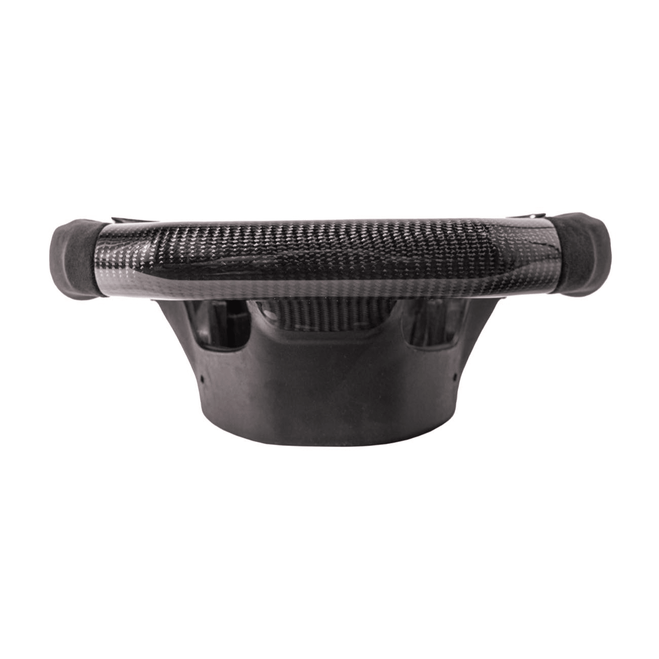 Corvette C7 Black Leather Red Stitching Carbon Fiber Steering Wheel 2014-2018