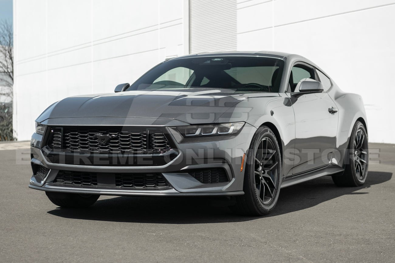 Ford Mustang S650 Dark Horse Style Gloss Black Front Upper Grille Insert 2024-Up