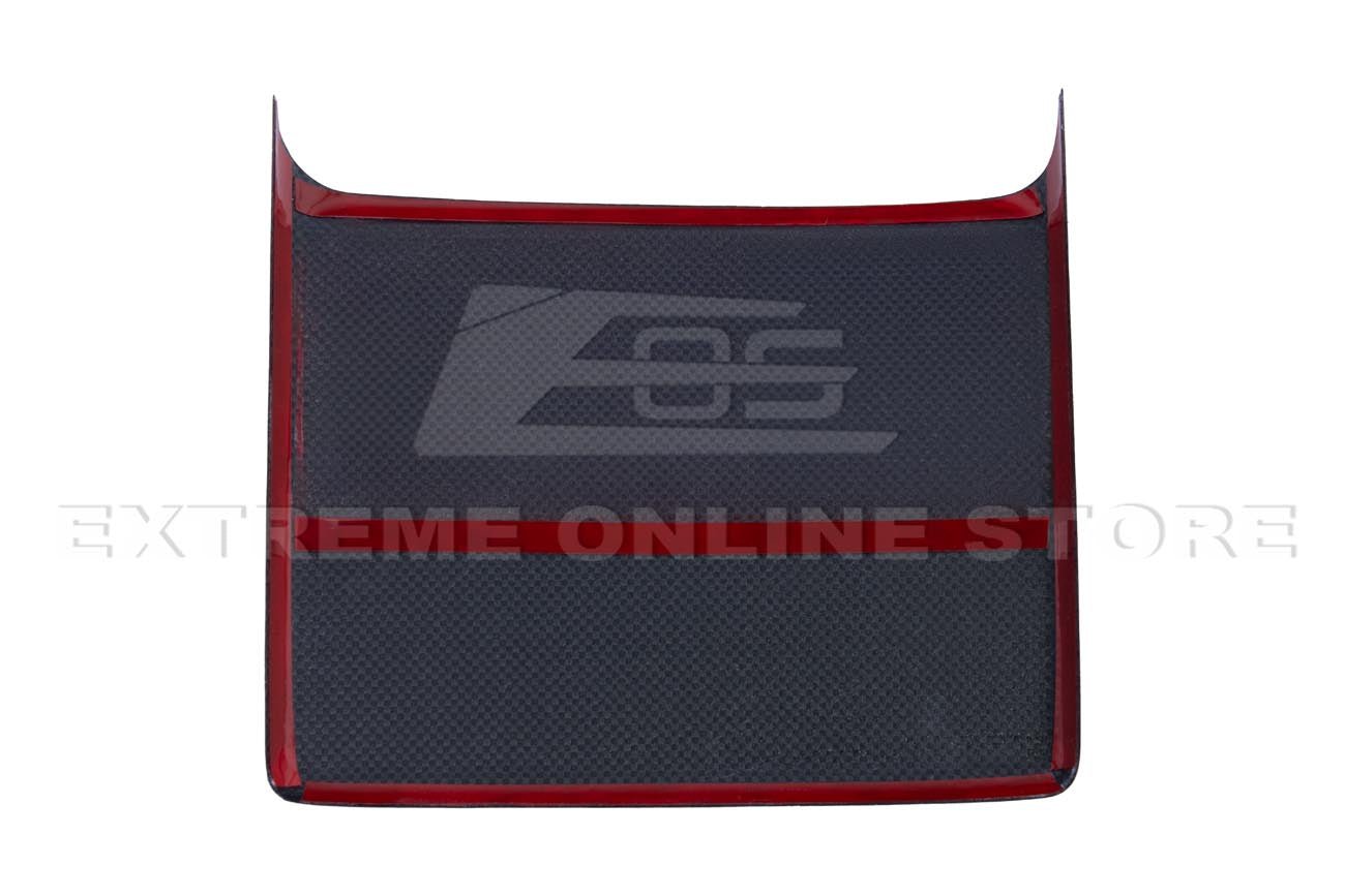 Ford Mustang Mach-E Factory Style Dry Carbon Fiber Navigation Monitor Cover 2021-Up