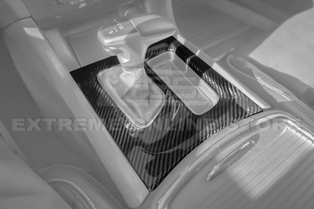Dodge Charger Factory Style Carbon Fiber Gear Shift Cover 2015-2023