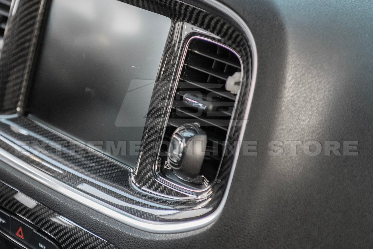 Dodge Charger Factory Style Carbon Fiber Navigation Monitor Cover 2015-2023