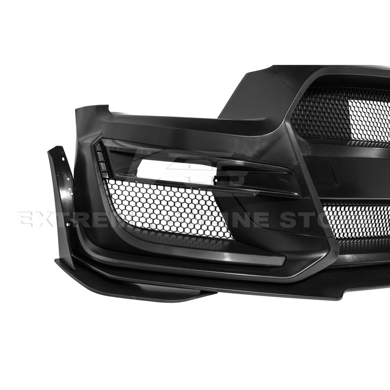 Ford Mustang S197 S550 GT500 Style Primed Black Front Bumper 2010-2014