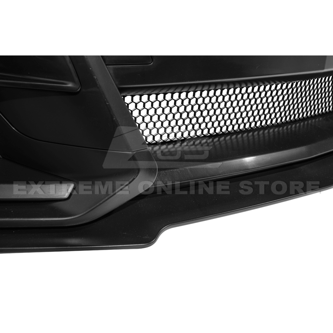Ford Mustang S197 S550 GT500 Style Primed Black Front Bumper 2010-2014