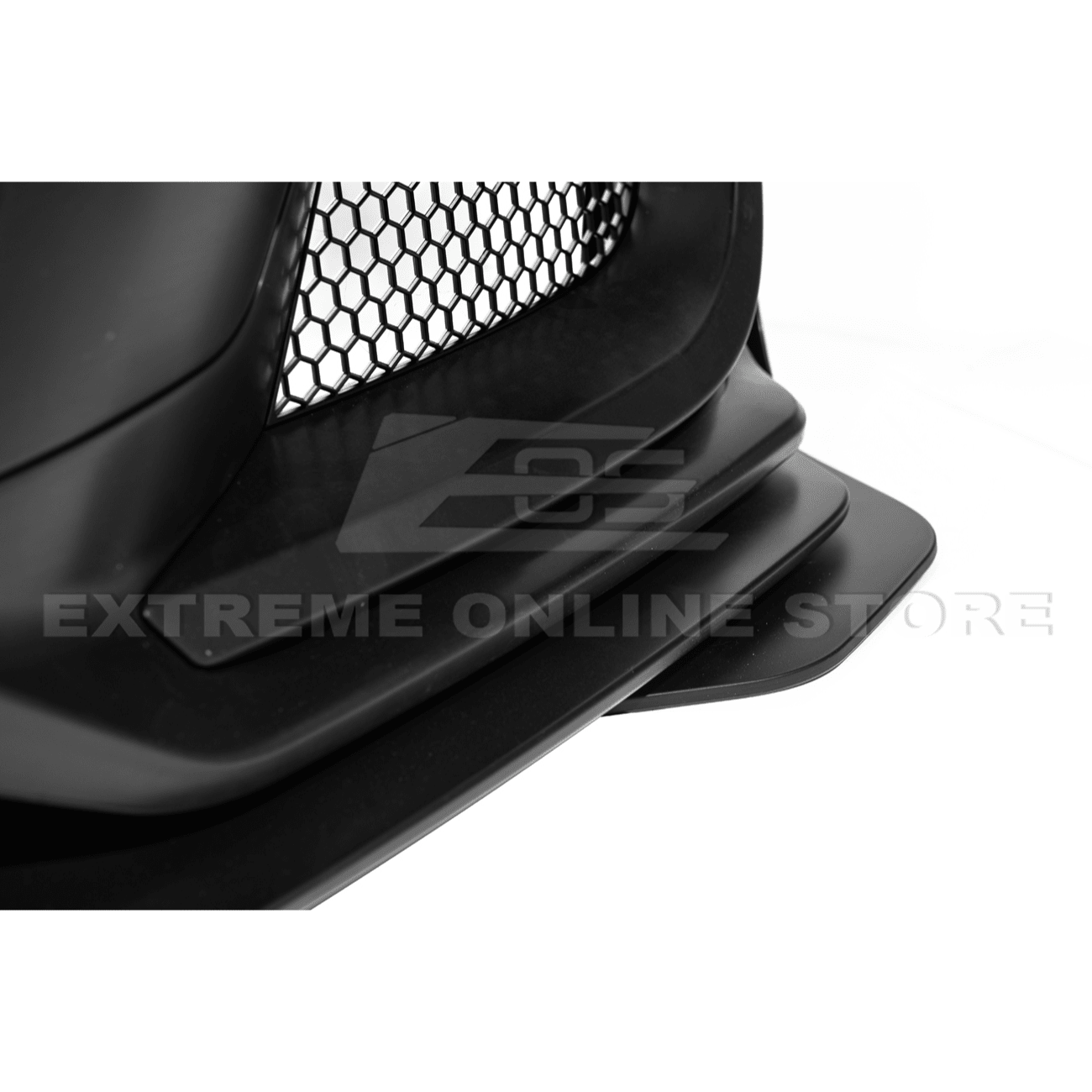 Ford Mustang S197 S550 GT500 Style Primed Black Front Bumper 2010-2014