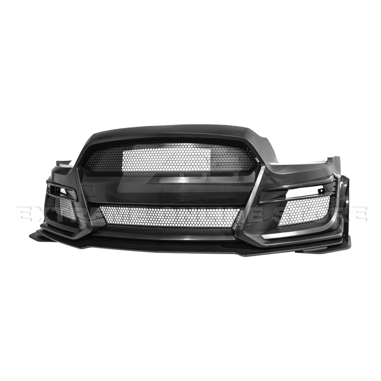Ford Mustang S197 S550 GT500 Style Primed Black Front Bumper 2010-2014