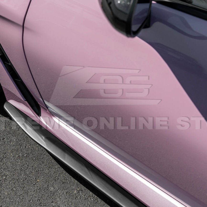 Toyota GR86 AS Style Matte Black Front Splitter and Side Skirt Kit 2022-Up