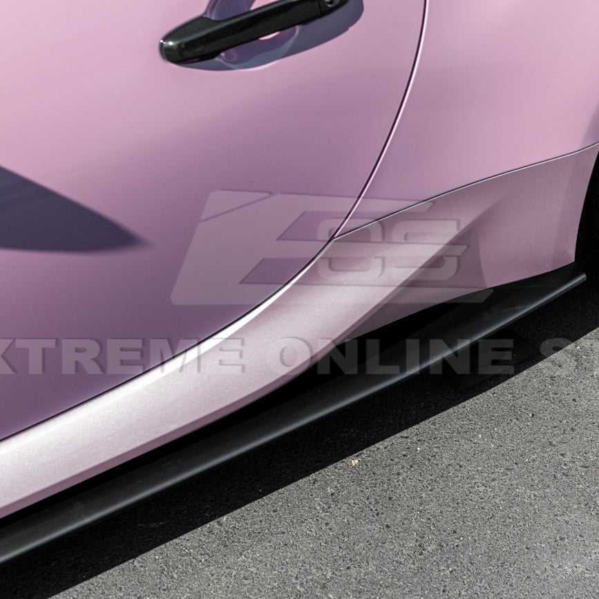 Toyota GR86 AS Style Matte Black Front Splitter and Side Skirt Kit 2022-Up