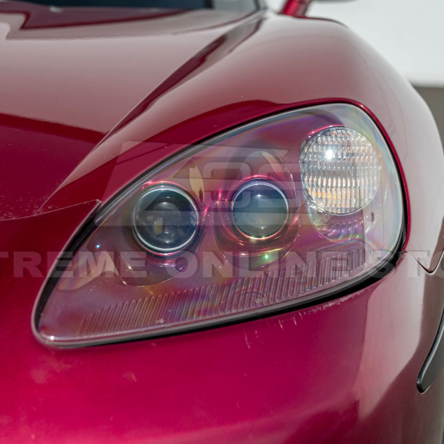Chevrolet Corvette C6 OEM Style Clear Lens Painted Housing HID Headlights 2005-2013