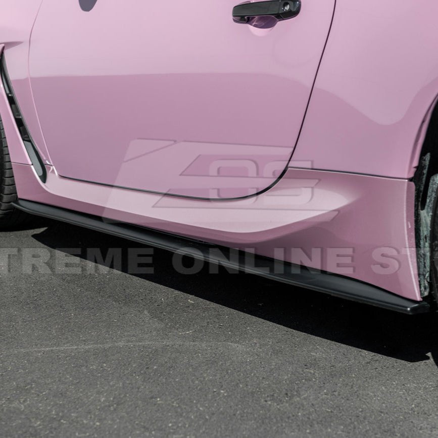 Toyota GR86 AS Style Matte Black Front Splitter and Side Skirt Kit 2022-Up