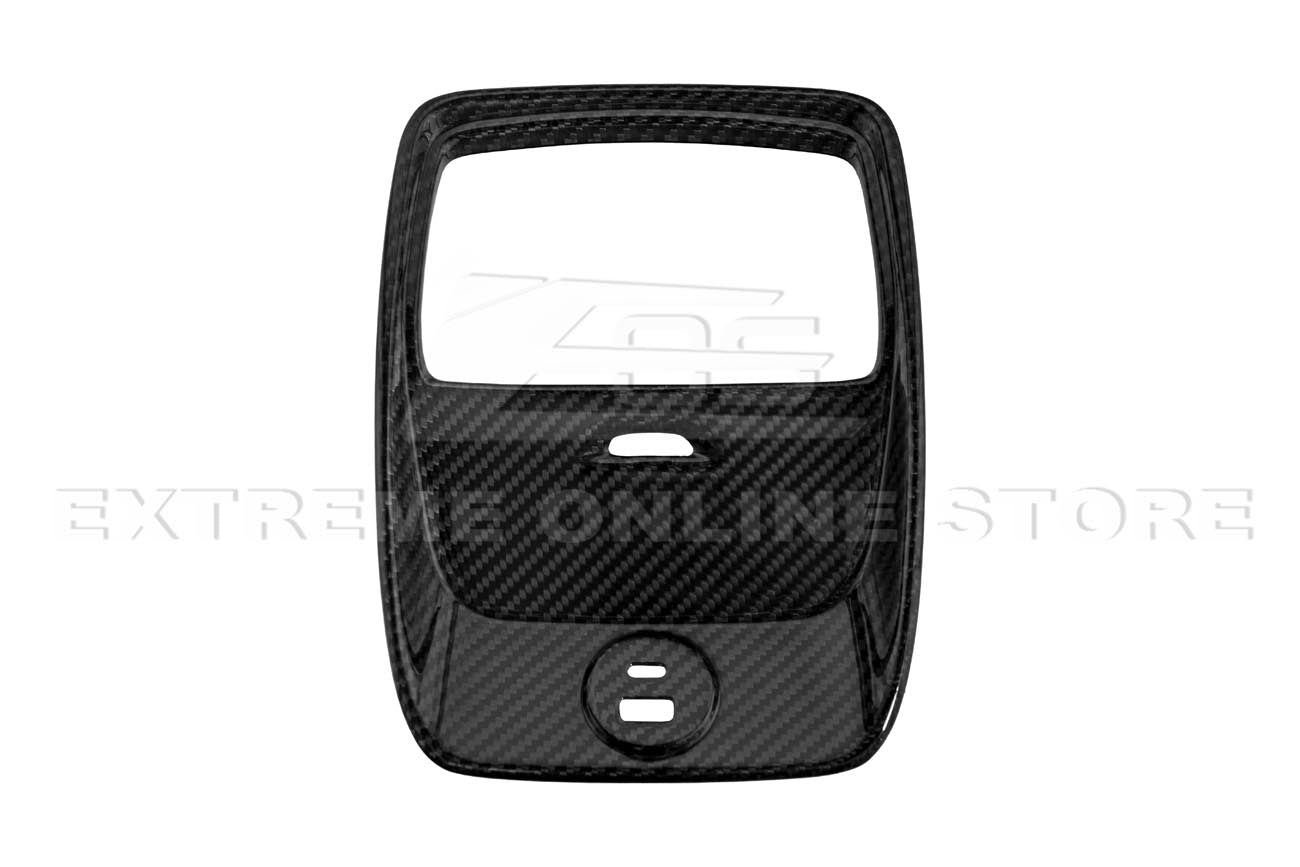 Ford Mustang Mach-E Factory Style Dry Carbon Fiber Rear AC Panel Cover 2021-Up