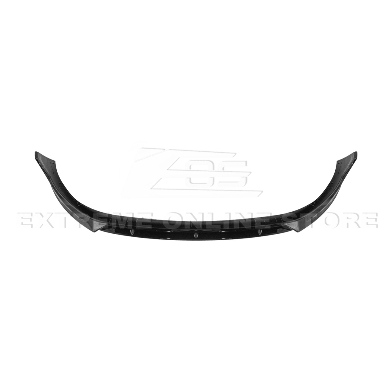 Tesla Model Y Track Style Gloss Black 4 Piece Front Bumper Lip Splitter 2025-Up