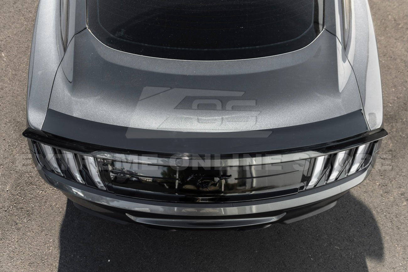 Ford Mustang S550 EOS Performance Ducktail Style Matte Black Gloss Black Rear Wing Spoiler 2015-2023