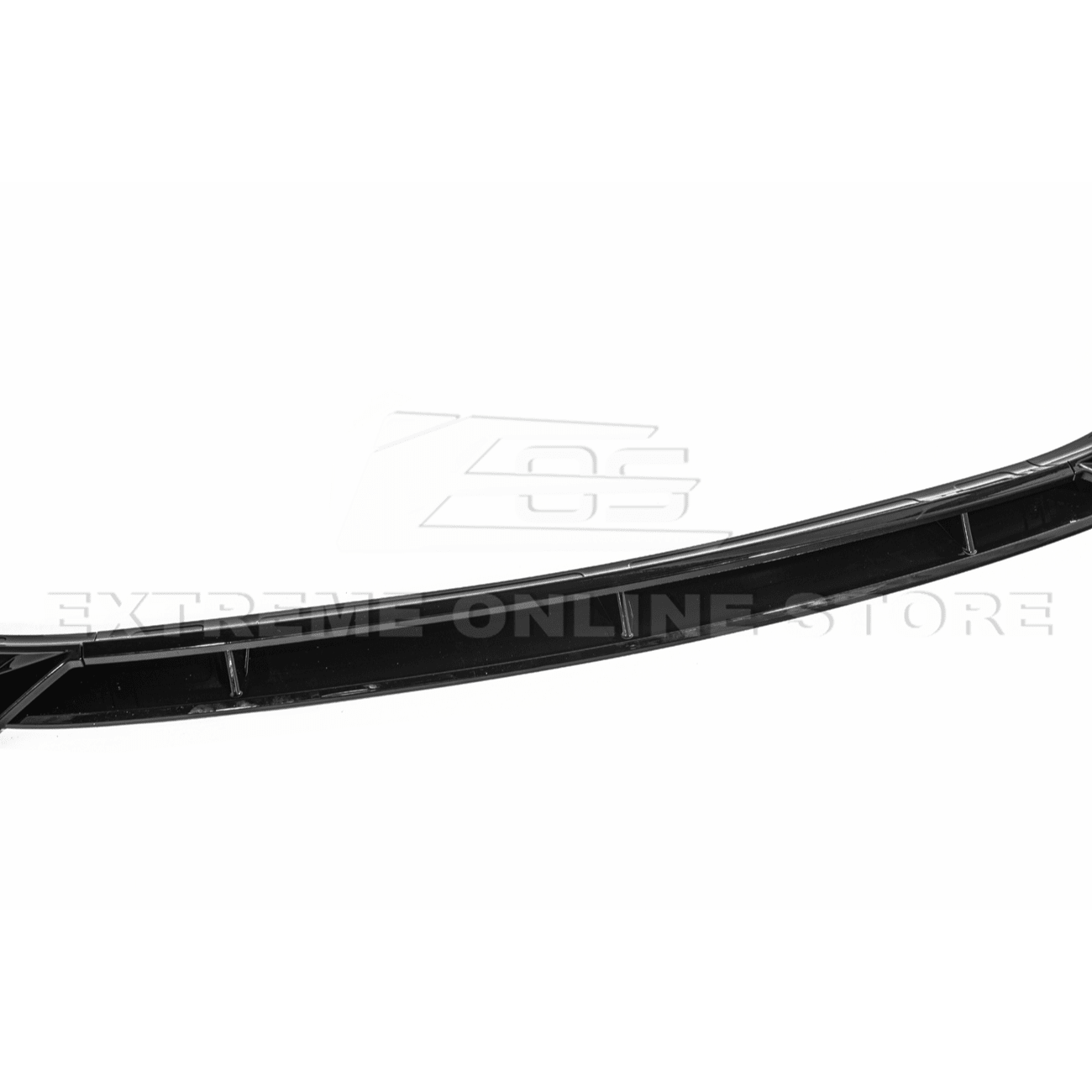 Tesla Model Y Track Style Gloss Black 4 Piece Front Bumper Lip Splitter 2025-Up