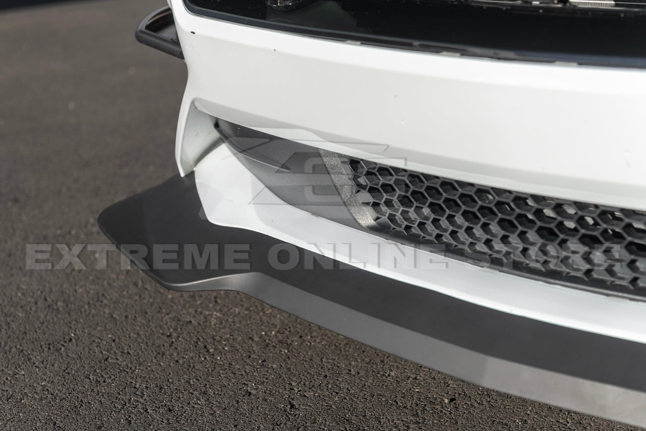 Ford Mustang S550 Performance Style Matte Black Front Splitter Lip 2018-2023