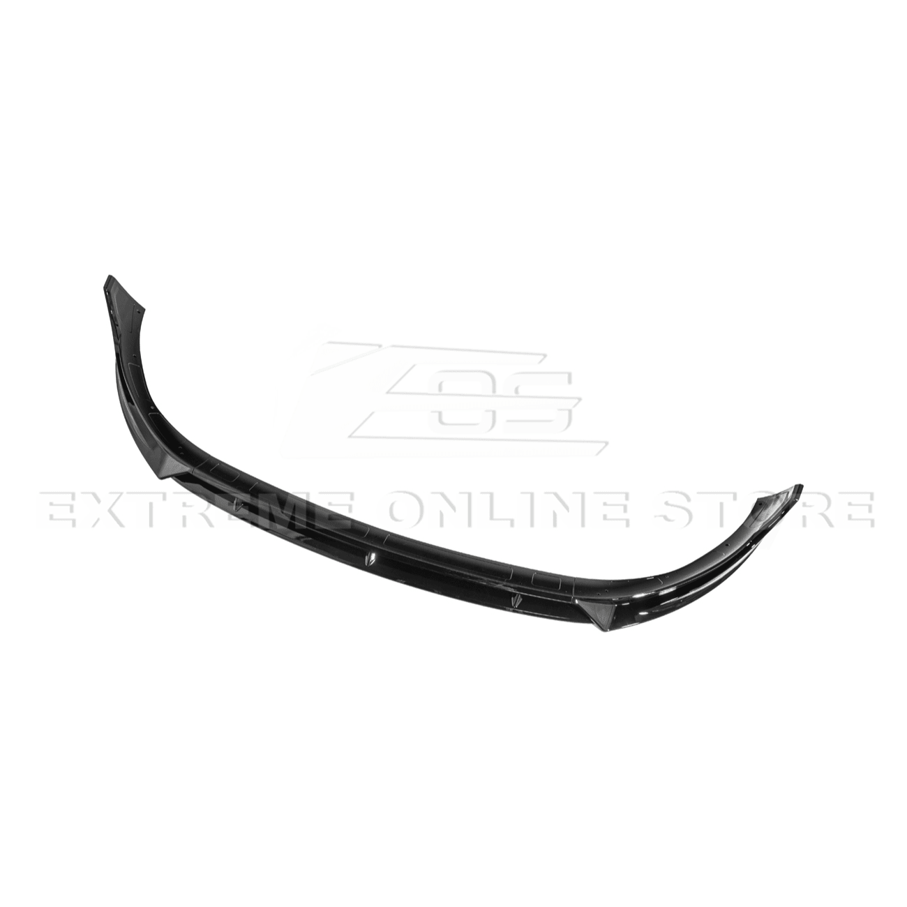 Tesla Model Y Track Style Gloss Black 4 Piece Front Bumper Lip Splitter 2025-Up