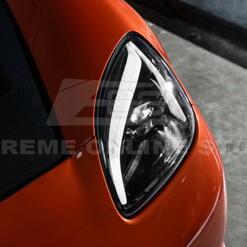 Chevrolet Corvette C6 C8 Style Clear Lens Sequential LED Front Headlights 2005-2013