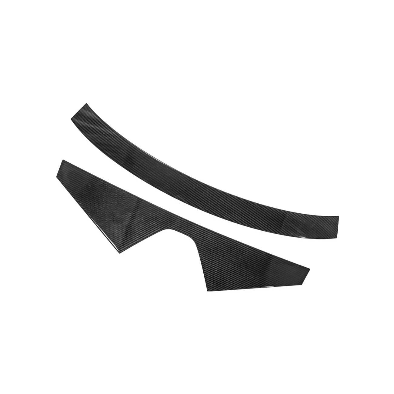 Chevrolet Corvette C8 Dry Carbon Fiber Windshield Upper Molding Trim 2020-Up