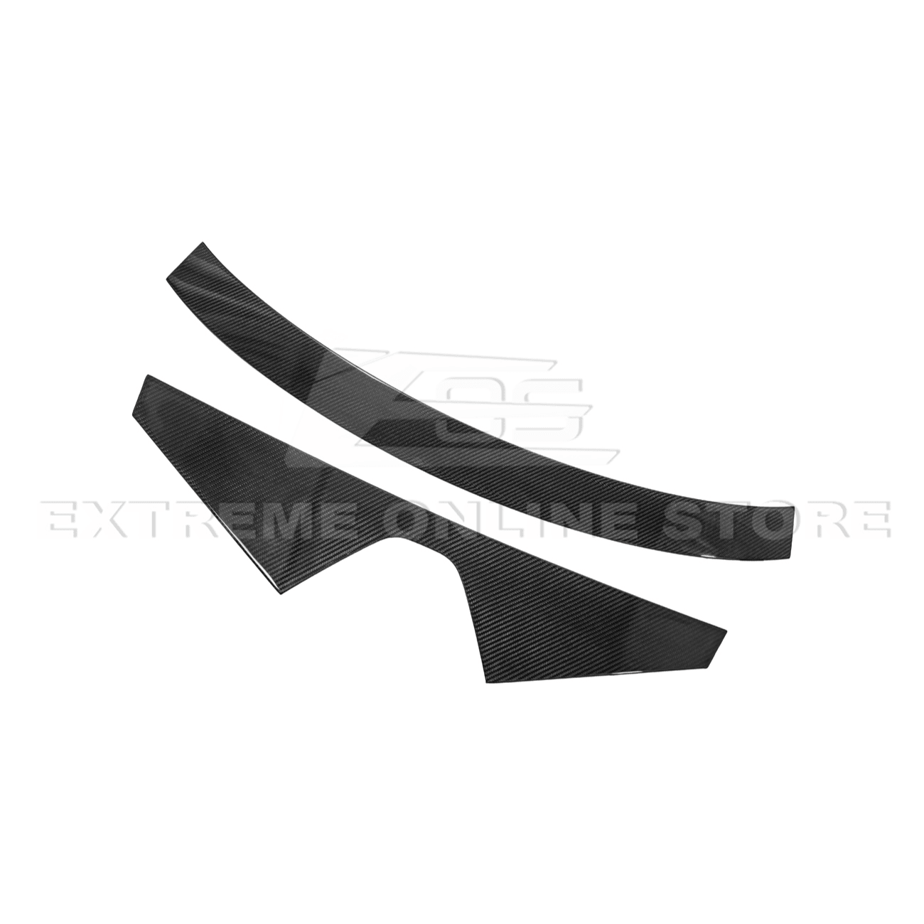 Chevrolet Corvette C8 Dry Carbon Fiber Windshield Upper Molding Trim 2020-Up