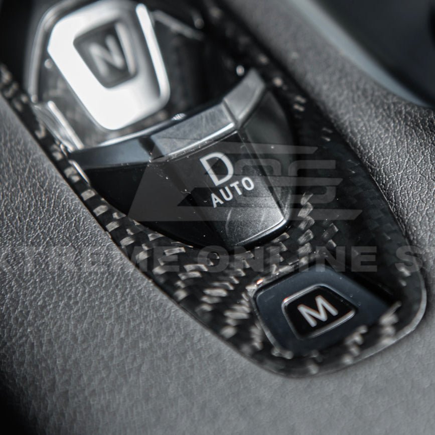 Chevrolet Corvette C8 Factory Style Dry Carbon Fiber Gear Switch Control Panel Trim Cover 2020-Up