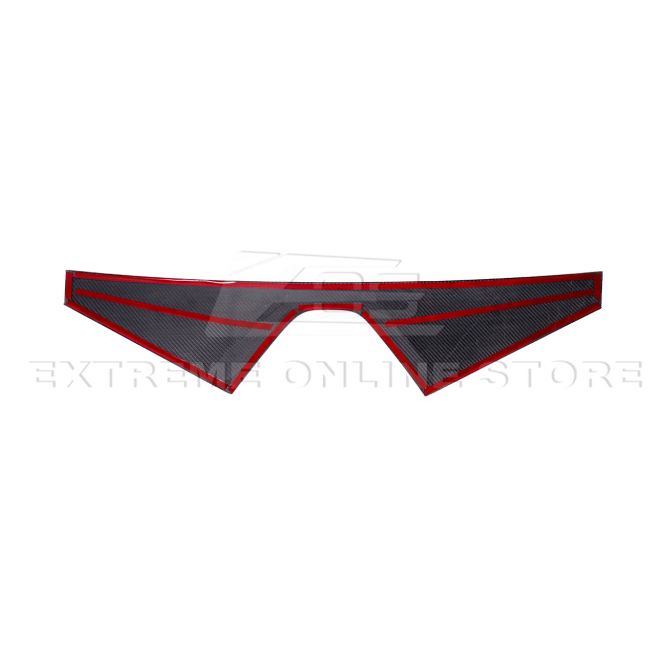 Chevrolet Corvette C8 Dry Carbon Fiber Windshield Upper Molding Trim 2020-Up