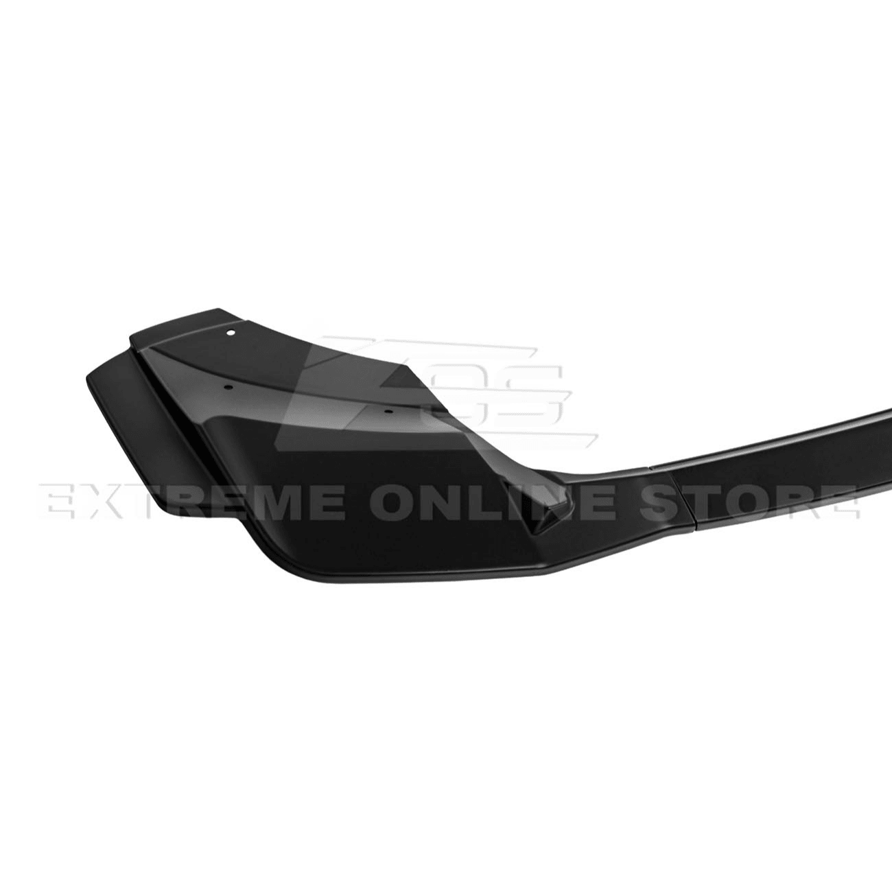 Chevrolet Corvette C8 Performance Style Matte Black Rear Diffuser Lip Winglet Kit 2020-2026