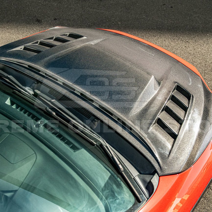 Subaru WRX VB JDM VRS Style Carbon Fiber Front Bumper Hood Cover 2022-2026