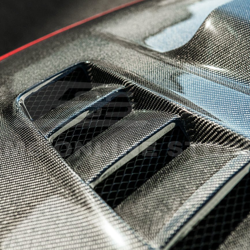 Subaru WRX VB JDM VRS Style Carbon Fiber Front Bumper Hood Cover 2022-2026