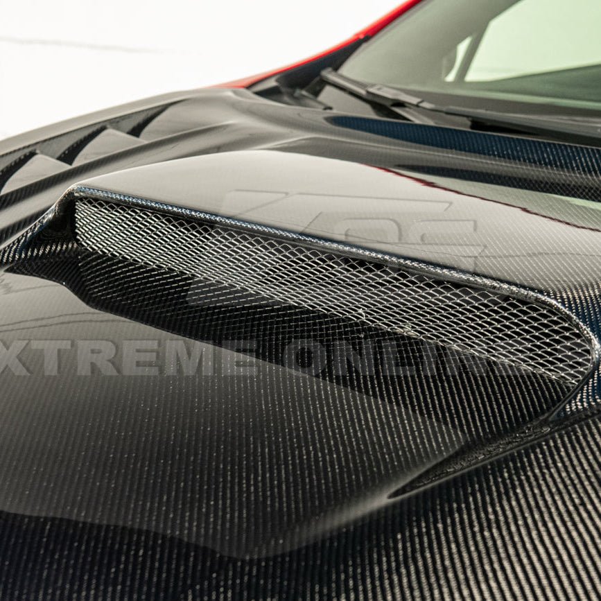 Subaru WRX VB JDM VRS Style Carbon Fiber Front Bumper Hood Cover 2022-2026