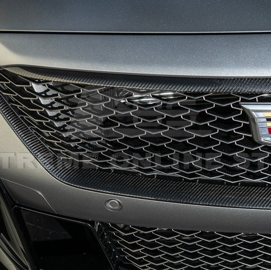 Cadillac CT5-V Blackwing Dry Carbon Fiber Upper Grille Trim Insert 2025–Present