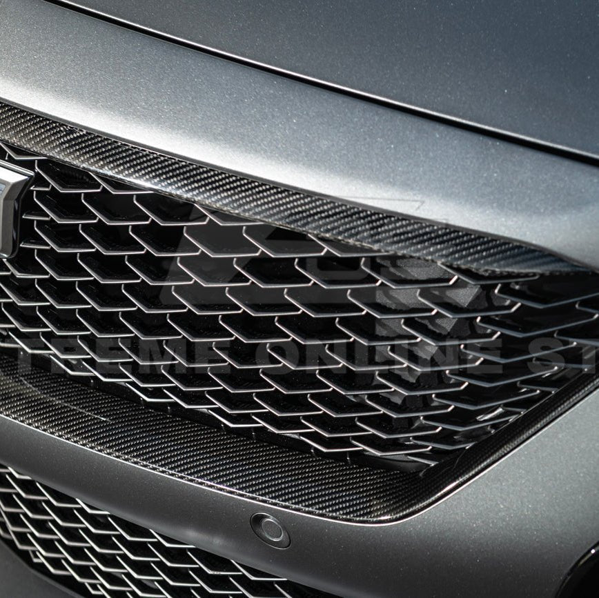 Cadillac CT5-V Blackwing Dry Carbon Fiber Upper Grille Trim Insert 2025–Present
