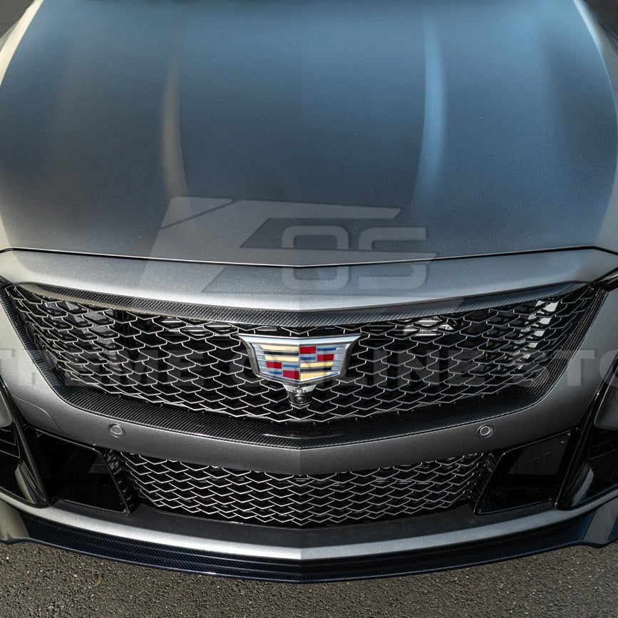 Cadillac CT5-V Blackwing Dry Carbon Fiber Upper Grille Trim Insert 2025–Present