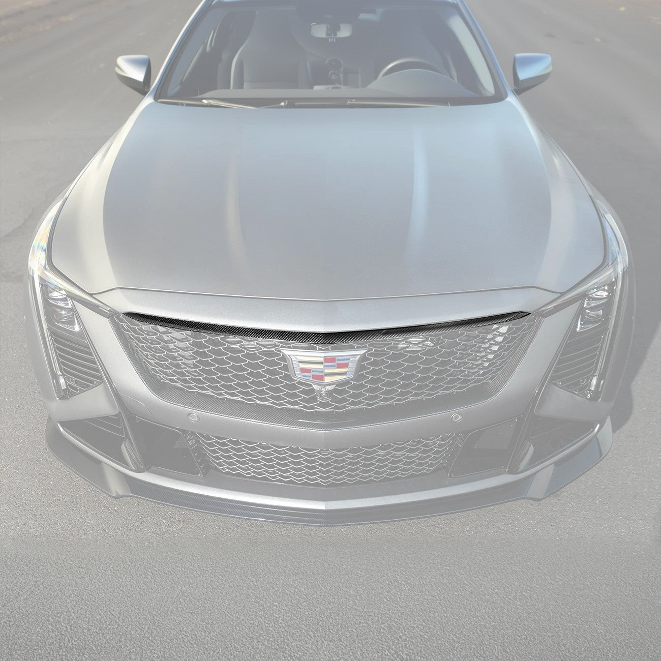 Cadillac CT5-V Blackwing Dry Carbon Fiber Upper Grille Trim Insert 2025–Present