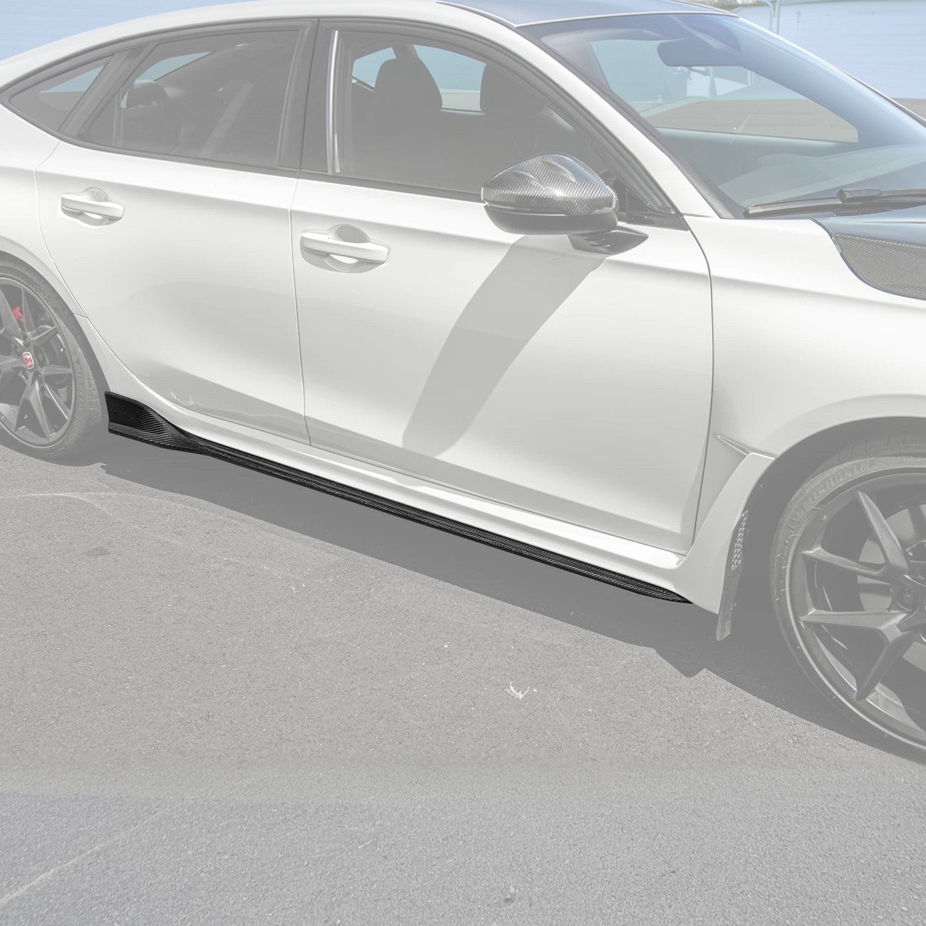Honda Civic Type-R FL5 Carbon Fiber Side Skirt Rocker Panels 2022-Up