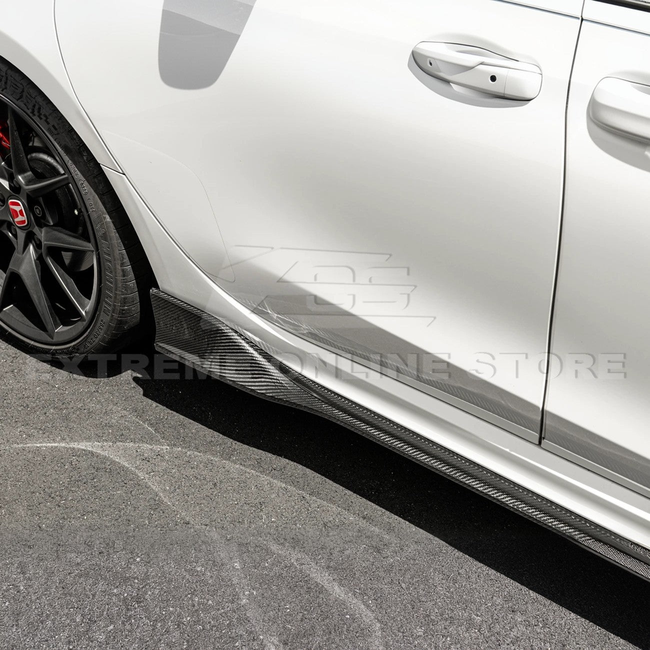 Honda Civic Type-R FL5 Carbon Fiber Side Skirt Rocker Panels 2022-Up