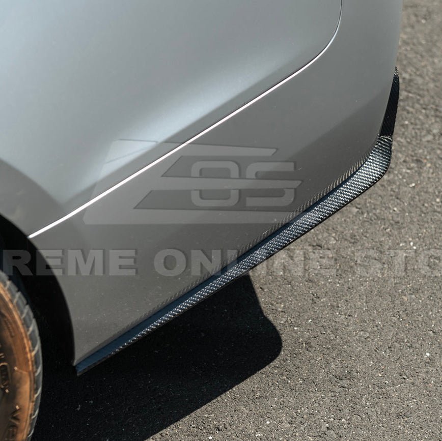 Cadillac ATS-V Factory Style Carbon Fiber Rear Bumper Diffuser Lip 2016-2019