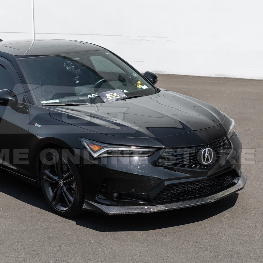 Acura Integra DE4 EOS Performance Style Matte Black Gloss Black Carbon Fiber Front Splitter Lip 2023-Up