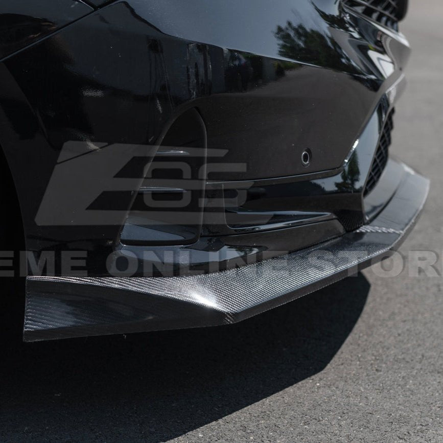 Acura Integra DE4 EOS Performance Style Matte Black Gloss Black Carbon Fiber Front Splitter Lip 2023-Up