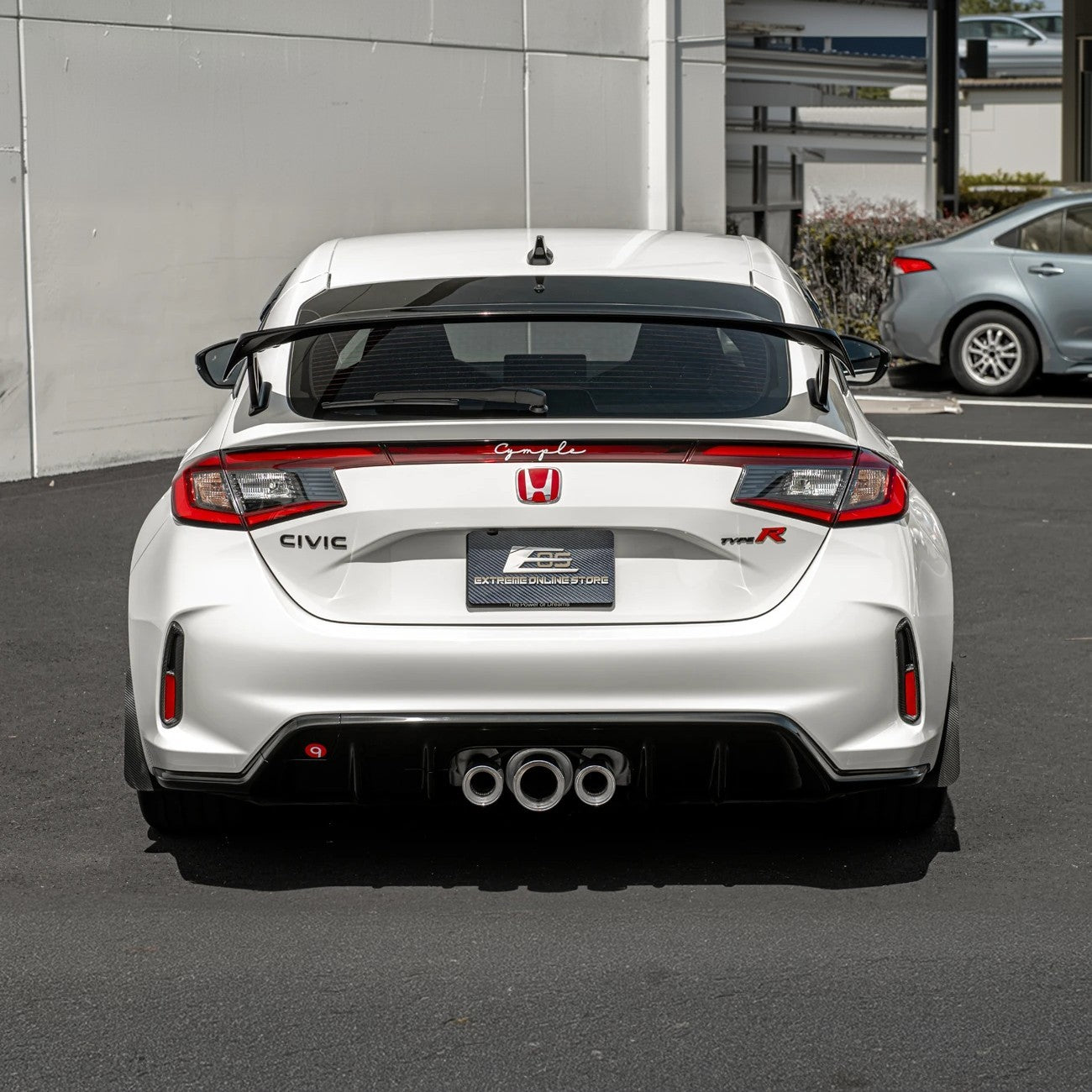 Honda Civic Type-R FL5 Carbon Fiber Rear Hatch Vent Trim Cover 2023-Up