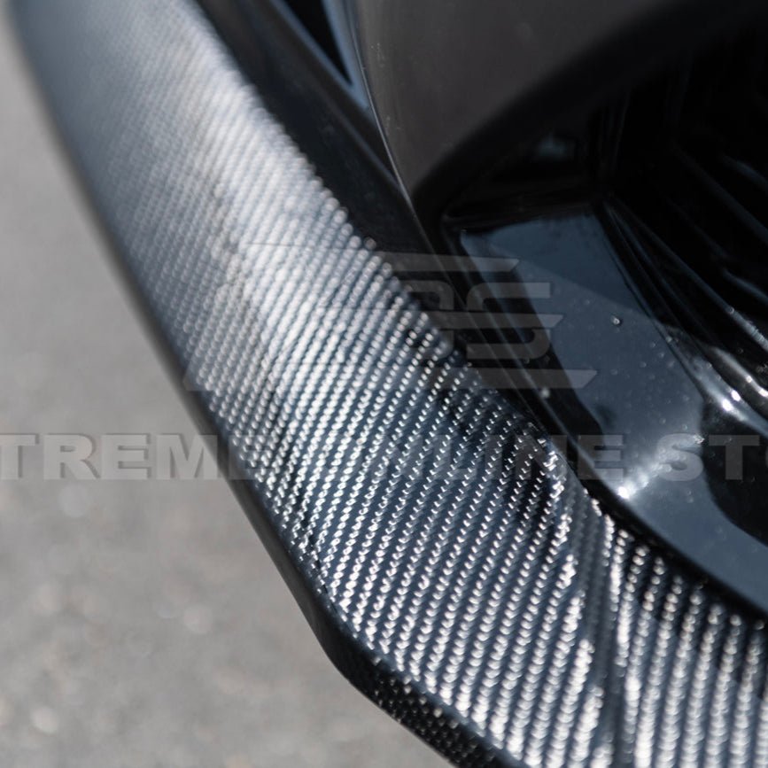 Acura Integra DE4 EOS Performance Style Matte Black Gloss Black Carbon Fiber Front Splitter Lip 2023-Up