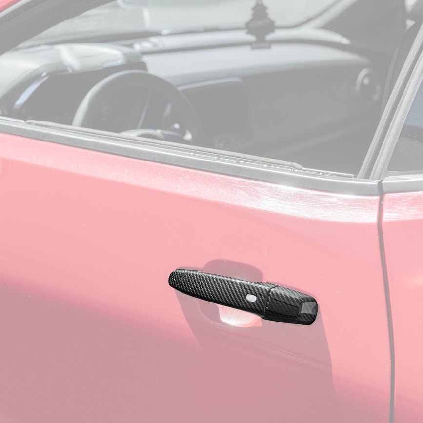 Chevrolet Camaro Factory Style Dry Carbon Fiber Door Handle Cover Set 2016-2024