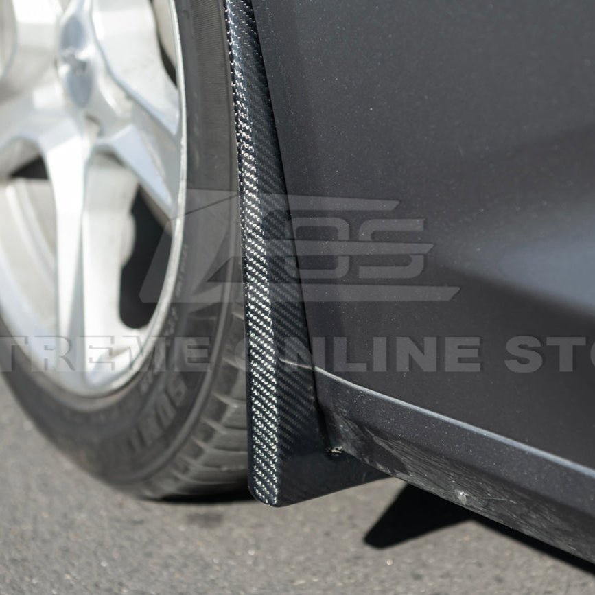 Chevrolet Camaro 6th Gen GM Style Black Front Rear Splash Guards Mud Flaps Set 2016-2024