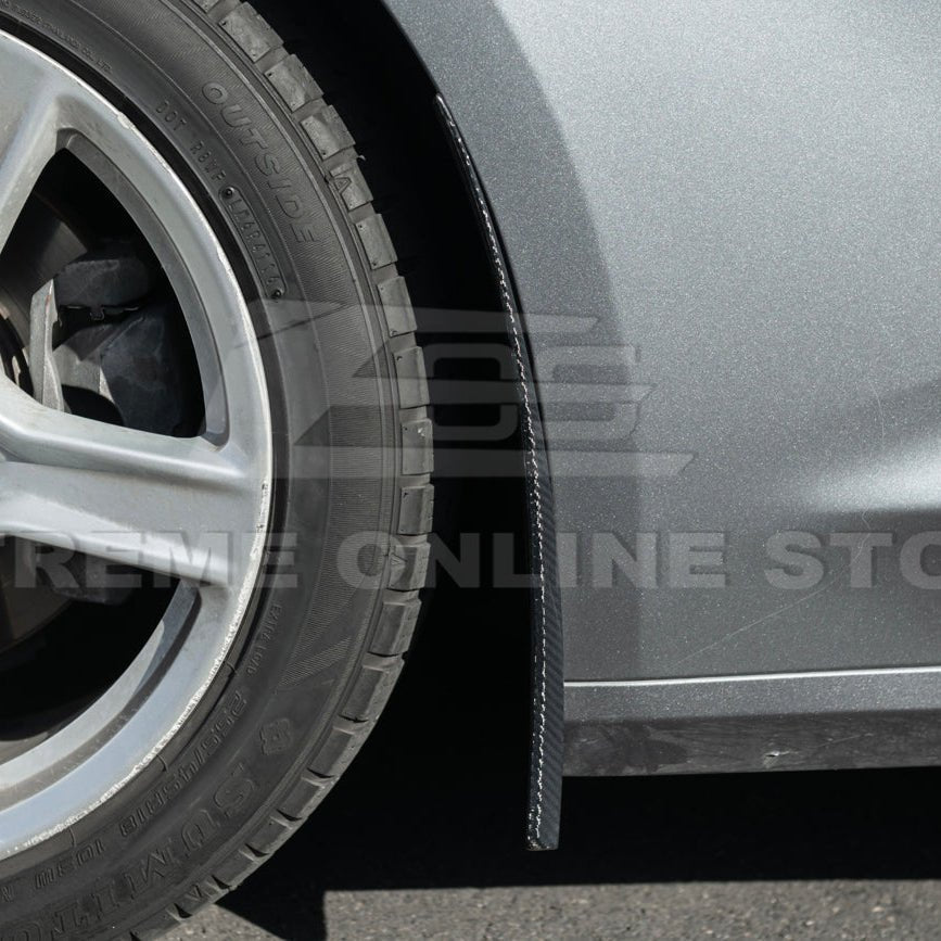 Chevrolet Camaro 6th Gen GM Style Black Front Rear Splash Guards Mud Flaps Set 2016-2024