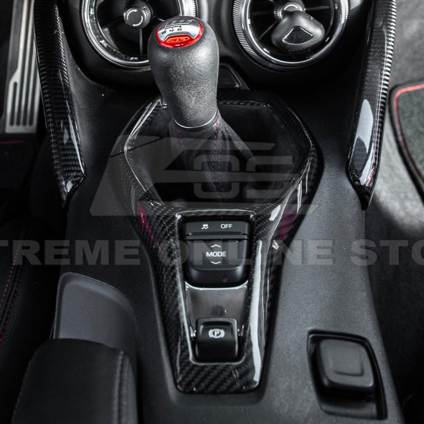 Chevrolet Camaro 6th Gen Carbon Fiber Center Console Cover 2019-2024