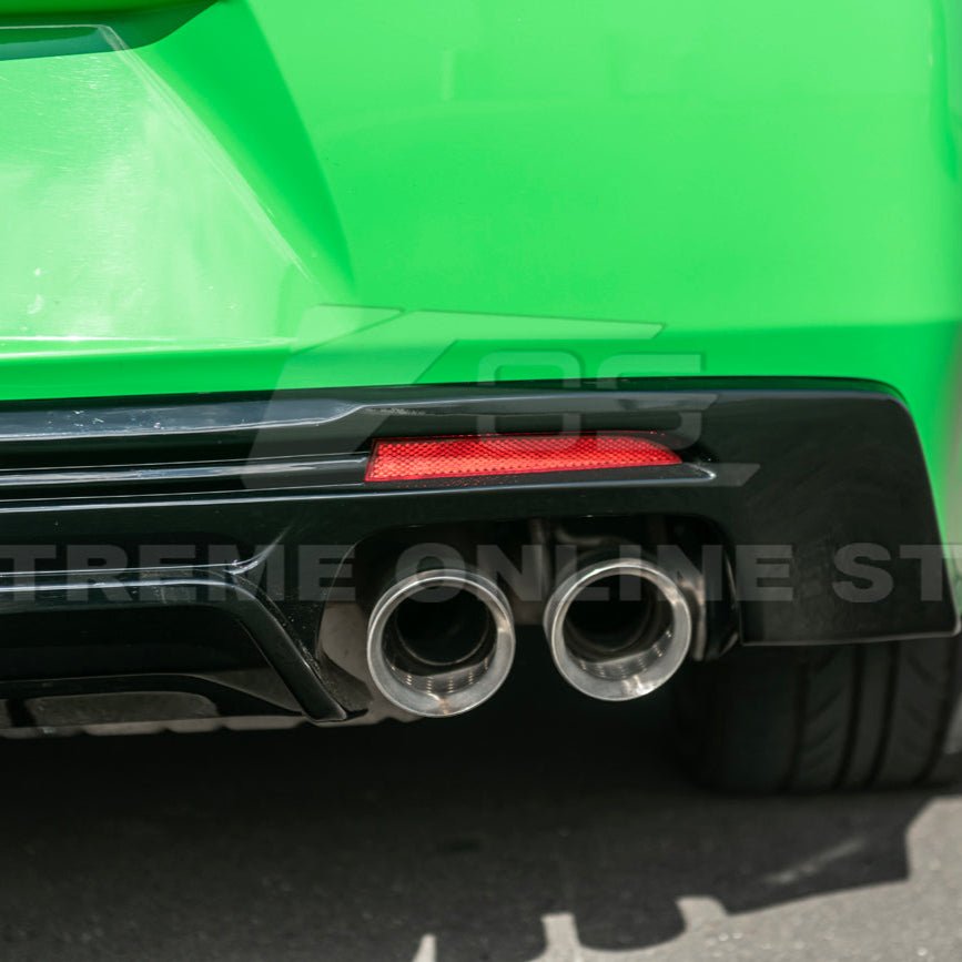Chevrolet Camaro 6th Gen ZL1 Style Gloss Black Matte Black Rear Quad Exit Diffuser 2016-Up